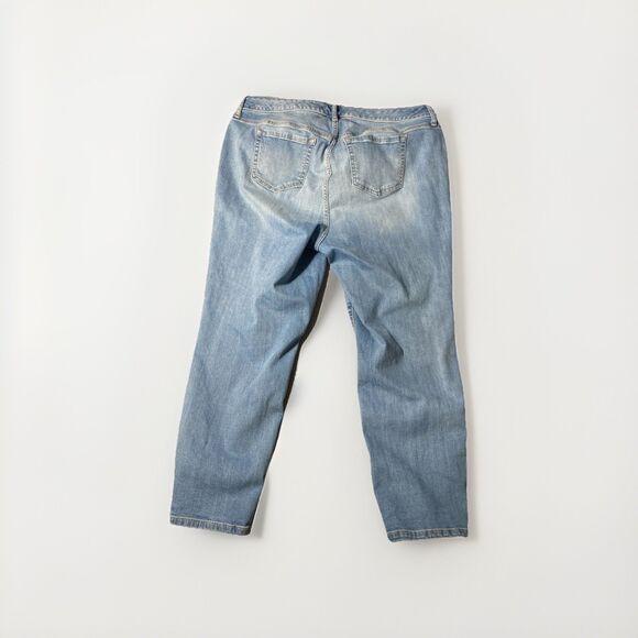 Torrid 18T Jeans Button Fly Cropped - Picture 1 of 4